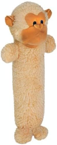 Pet Lou 26 Inch Monkey Stick Plush Dog Chew Toy for Dogs with Grunter & Squeakers, Durable Fleece Interactive Toy for Fetch, Tug & Anti-Boredom Play