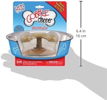 Loving Pets Gobble Stopper Slow Pet Feeding Supplies for Dogs, Medium (Pack of 1) (7310)