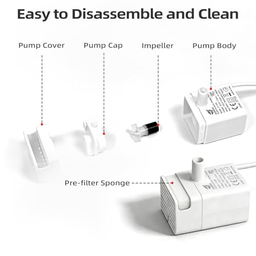 Cat Water Fountain Pump, Auto Waterless Power-Off JY-830 Pump - Image 8