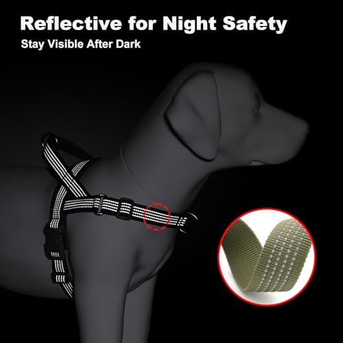 No Pull Dog Harness with Handle, Adjustable Soft Mesh Padded Vest - Image 8