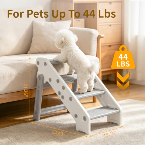 Gupamiga Foldable Dog Stairs,Pet Steps for Bed - Image 7