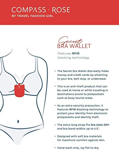 Secret Bra Wallet Women Hidden Pouch with RFID Prote | Home Organizati - Image 8
