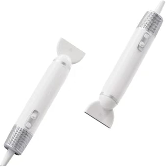 Dog Dryer Handheld Pet Hair Dryer, 3HP High-Velocity Blower with 3 Speeds & 4 Temps Lightweight, Quiet Design. Portable Blow for Travel & Home Grooming. Includes 3 Nozzles (White)