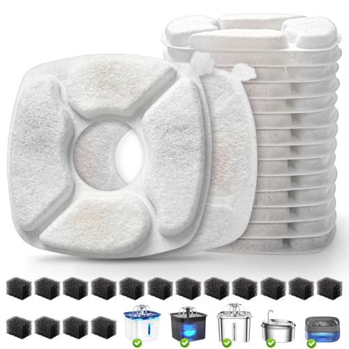 32 Pcs Cat Water Fountain Replacement Filters-16 Pack Cat - Image 8