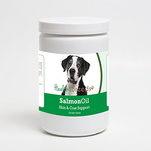 Healthy Breeds Great Dane Salmon Oil Soft Chews 120 Count