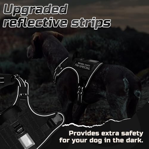 rabbitgoo Tactical Dog Harness for Large, No Pull Military - Image 7