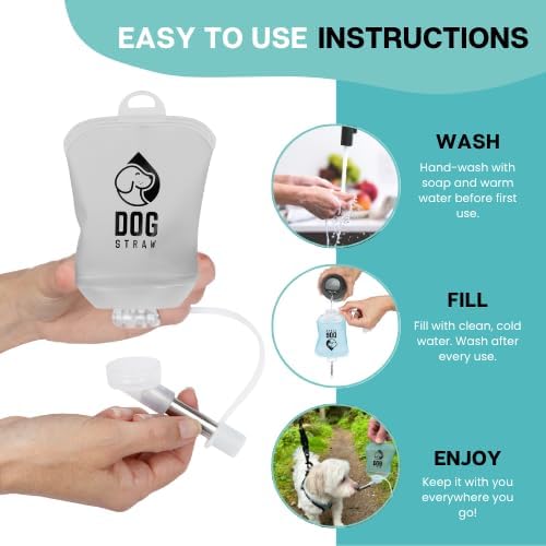 β The Ultimate Portable Water Solution for Dogs, 5oz Gray