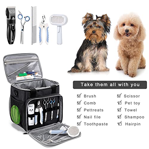 Pet Grooming Bag, Dog Grooming Supplies Organizer Tote Bag - Image 8