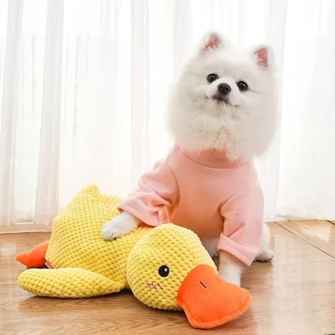 CalmDuck™ - Soothing Dog Toy - Lovehappypets (M)