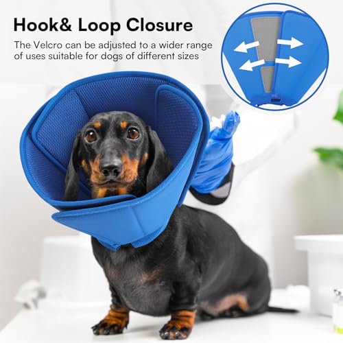 Soft Dog Cone for Small Dogs, Adjustable Comfy Dog Cone Collar - Image 7