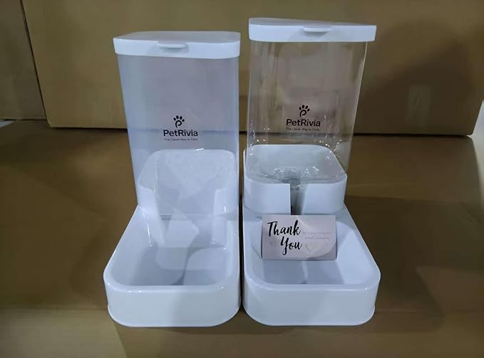 Automatic Pet Feeders Automatic Dog Food and Water Dispenser Water Dispenser for Dogs Gravity Water Dispenser Cat Feeders Automatic Cat Food Dog Water and Food Dispenser Gravity Pet Water Dispenser