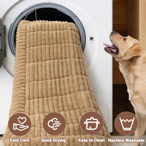 Dog Car Seat Waterproof Bed Cover Back Seat Brown 23.6”x51” - Image 7