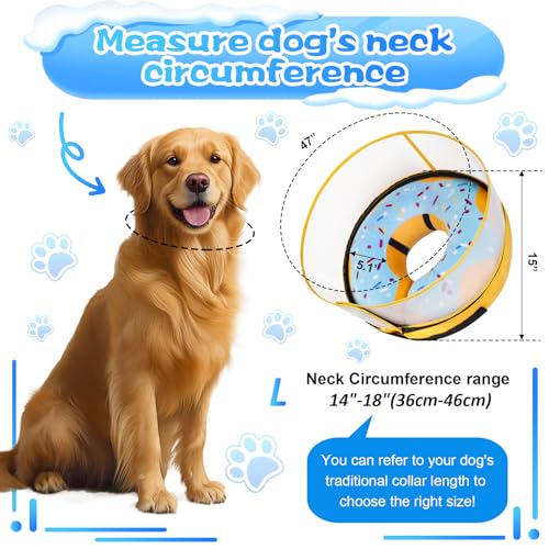CNEO Inflatable Dog Cone Collar with Detachable Enha | Pet Essentials - Image 7