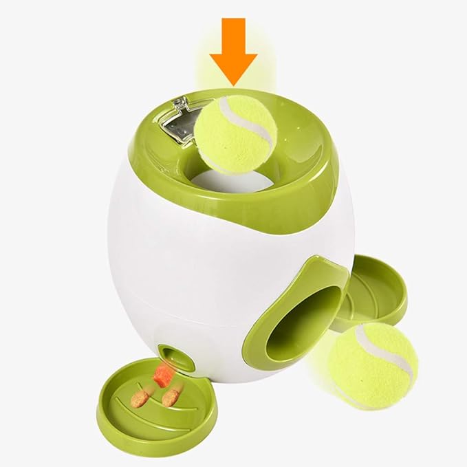 Dog Slow Feeder Treat Dispenser Dog Toy Interactive Puzzle Ball for Indoor Outdoor Dogs with Removable Plates Spoon Dogs Bone Shape