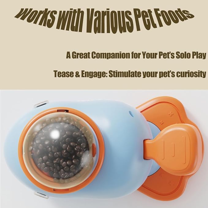 Dog Feeder Puzzle Toy Duck, 2-in-1 Durable Duck Treat Dispenser for Dogs Toy Interactive, Food Puzzle Slow Press and Get Pet Feeder for Dog & Cat (Yellow*1)