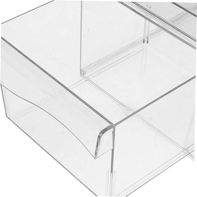 2pcs Acrylic Makeup Organizer Stackable for Desktop Storage for Cosmetic Organization and Bathroom Accessories