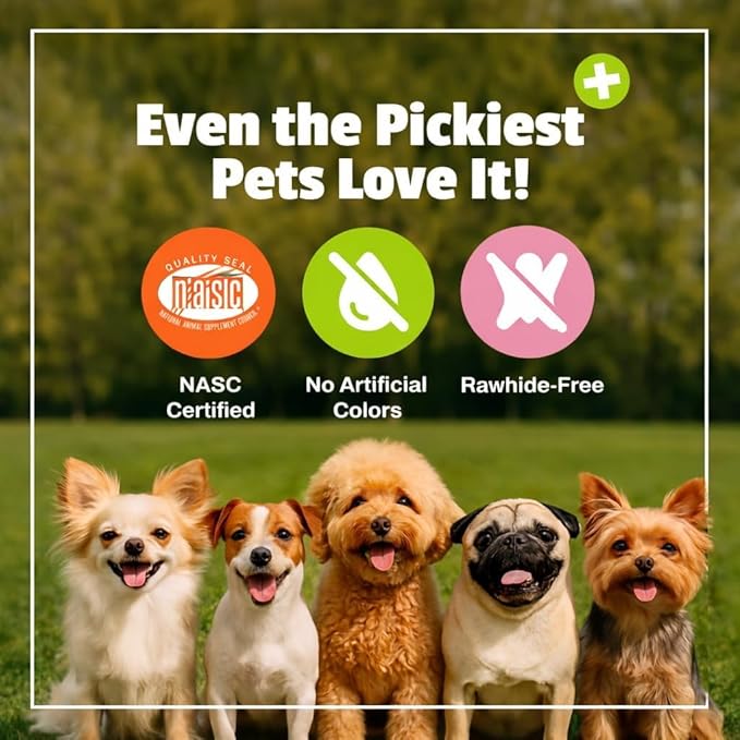 Pet Naturals Calming Chews for Medium and Large Dogs, 30 Chicken Liver Flavored Soft Chews, Anxiety Relief for Barking, Separation Stress, Fireworks and Thunder, Naturally Sourced Behavioral Support
