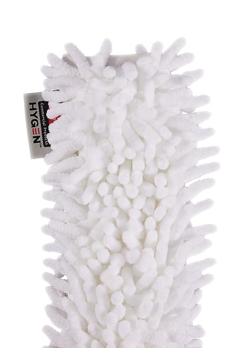 Rubbermaid Commercial Products HYGEN Flexible Microfiber Dusting Cover/Sleeve, 20 inch, White, for Janitorial/Professional Cleaning/Dusting/Wiping of Hard to Reach Surfaces (Pack of 2)