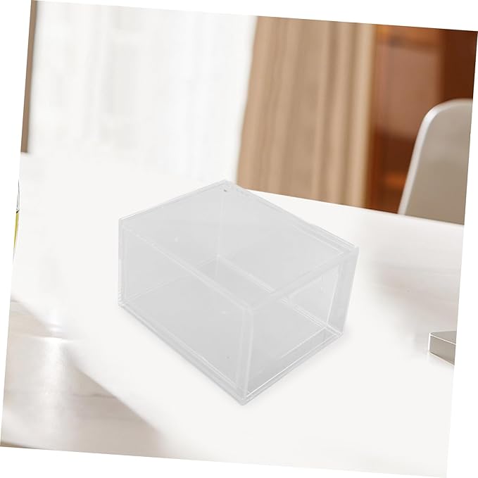 Uonlytech 3Pcs Stackable Makeup Organizer Transparent Storage Box for Vanity and Drawer Style Design Space Saving for Bathroom and Home Use
