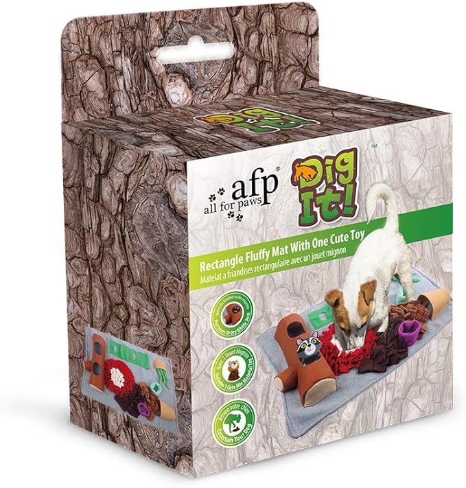 ALL FOR PAWS Dog Slow Feeders Pet Snuffle Mat for Dogs, Interactive Feed Game for Boredom, Dog Treat Dispenser Indoor Outdoor Stress Relief
