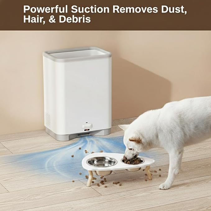 Touchless Vacuum Automatic Dustpan Cleaner Pet Hair Remover Vacuum Cleaner with Dust Bag Electric Dustpan for Sweeping Hair Vacuum for Salons Food Dirt Kitchen