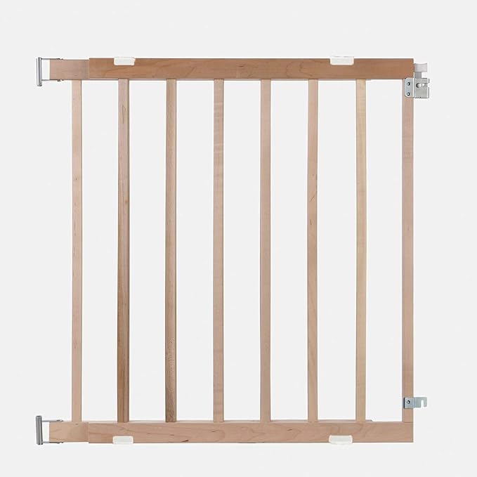 Toddleroo by North States - Stairway Swing Wooden Baby Gate: Wood Baby Gate for Stairs - Adjustable 28 to 42 Inches Wide - 30 Inches Tall