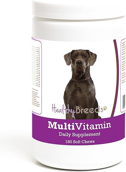 Healthy Breeds Great Dane Multivitamin Soft Chew for Dogs 180 Count
