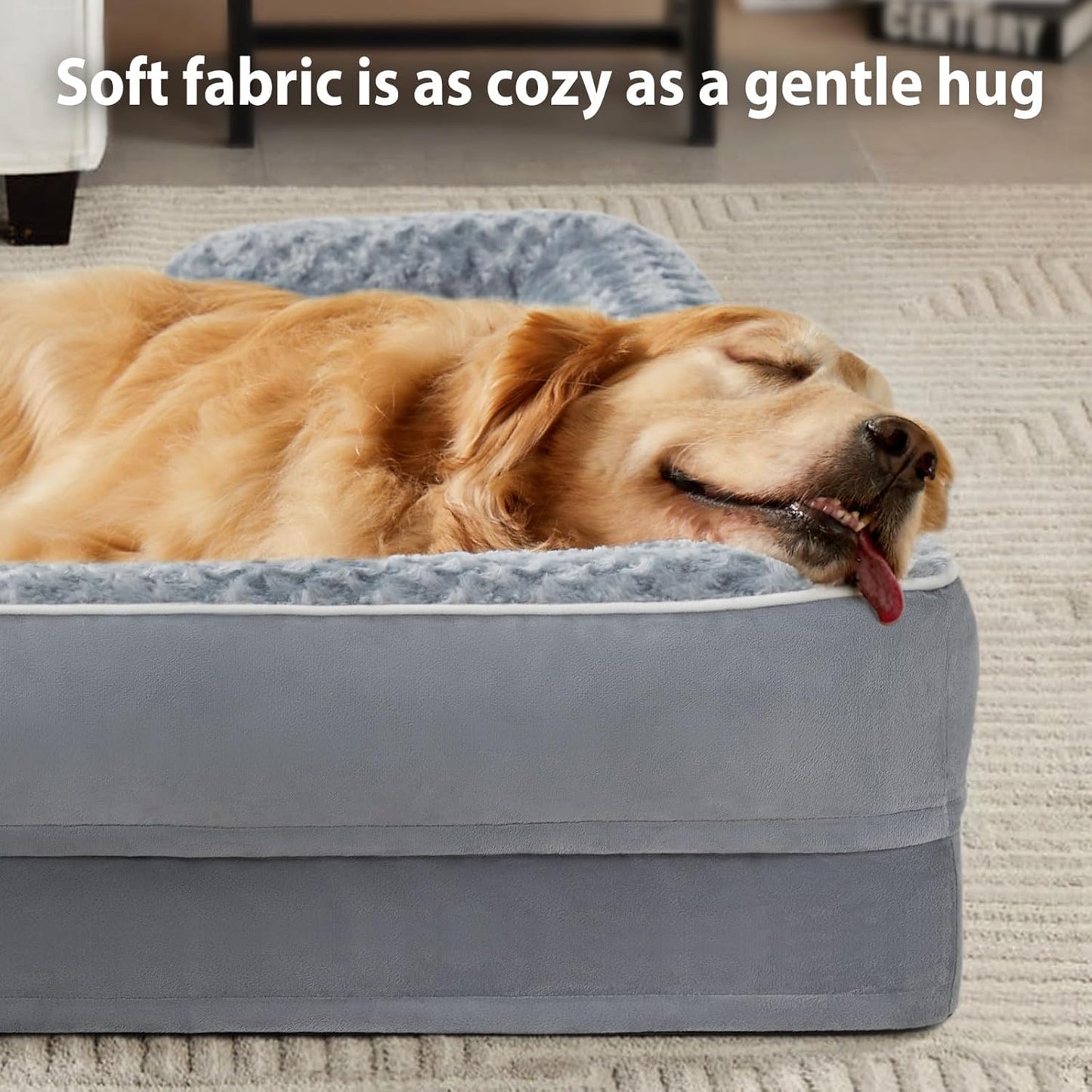 Deep Sleep Bed β Memory Foam Support + Washable Cover