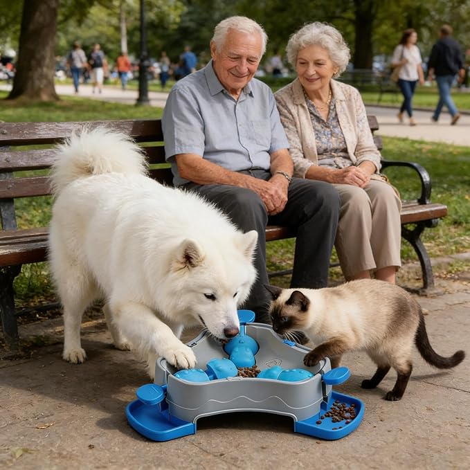 Interactive Dispensing Toy - Puzzle Dog Feeder, Treat Training with Slow Release, Puppy Enrichment with Durable Design, Pet Supplies Mental Stimulation, Indoor Entertainment for Busy Professionals