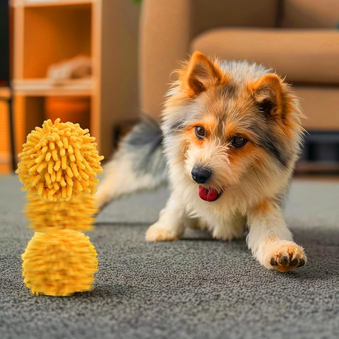 Mity rain Interactive Dog Toys - Self Rolling Ball with Cover Anti-Chewer for Small/Medium/Large Puppy Pet, Moving Ball for Dogs Enrichment, Motion Activated Toys That Move on its Own