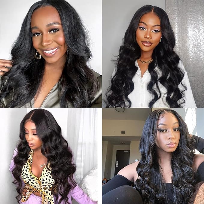 Selina Lace Closure 20 Inch Brazilian Body Wave Unprocessed Human Hair Natural Black Color Virgin Hair (2x6 Lace Closure, 20" Body)
