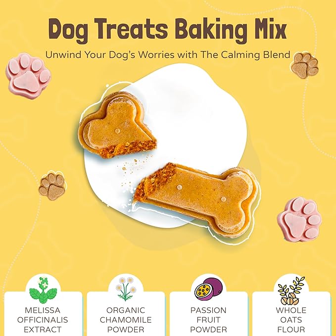 BoneItUp Dog Treats Mixes for Baking – Low Calorie Dog Treat Baking Mix with Nutrient-Rich Ingredients – Easy to Bake Puppy Cake Mix – 10 oz Pack for All Age Groups