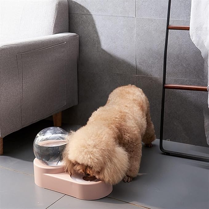 Automatic Pet Water Feeder & Food Dispenser 2.8L for Dogs & Cats BPA- Leak-Proof Bowl(Blue)
