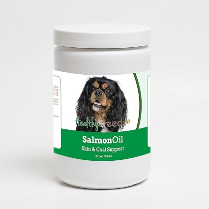 Healthy Breeds Cavalier King Charles Spaniel Salmon Oil Soft Chews 120 Count