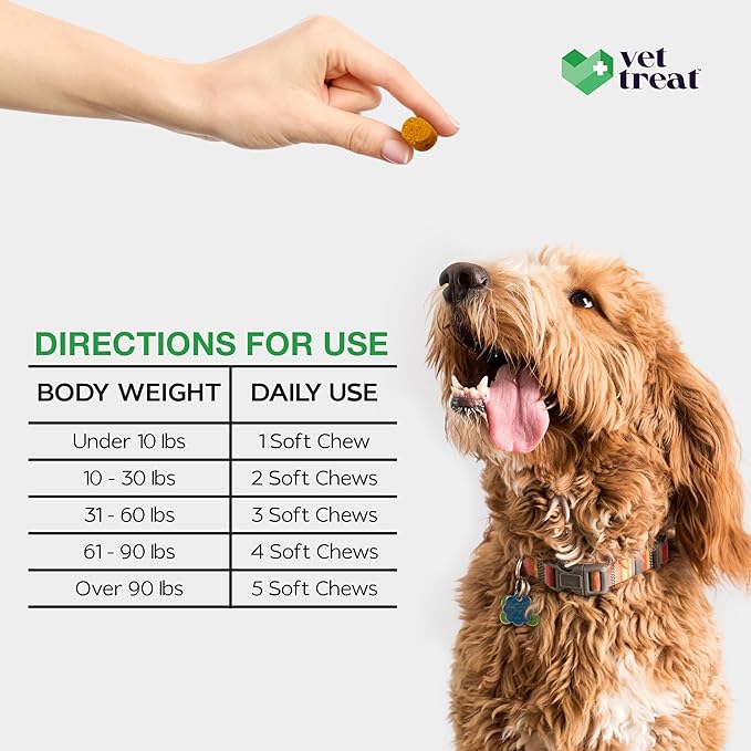 Hemp Calming Chews for Dogs Anxiety -120 Hemp Dog Calming Chews - Anxiety Relief Treats with Melatonin - Advanced Pet Stress Relief, Separation Aid, Barking, Thunder, Fireworks, Travel - Made in USA