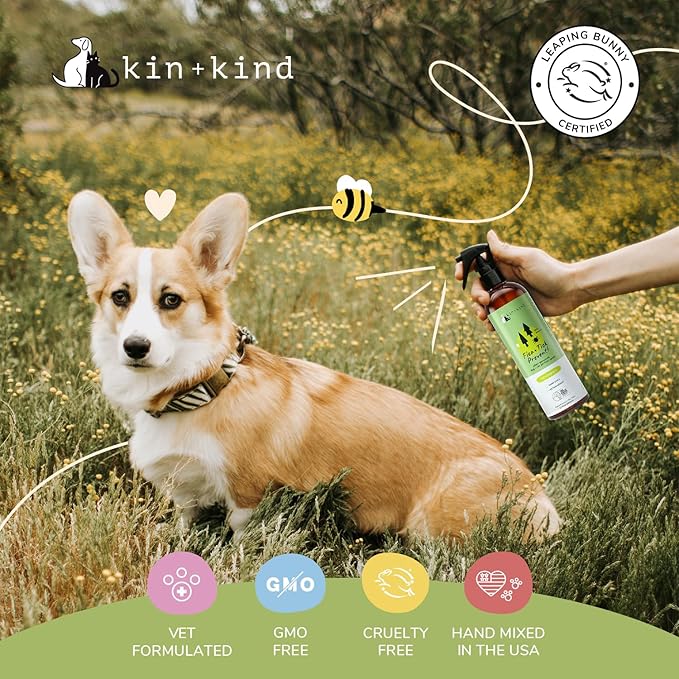 Flea & Tick Spray and Shampoo Kit for Dogs & Cats