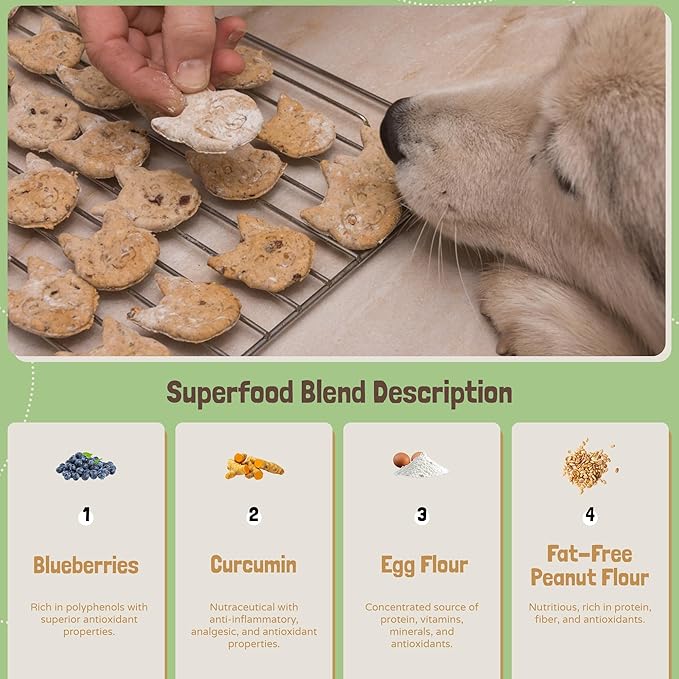 BoneItUp Dog Treats Mixes for Baking – Low Calorie Dog Treat Baking Mix with Nutrient-Rich Ingredients – Easy to Bake Puppy Cake Mix – 10 oz Pack for All Age Groups