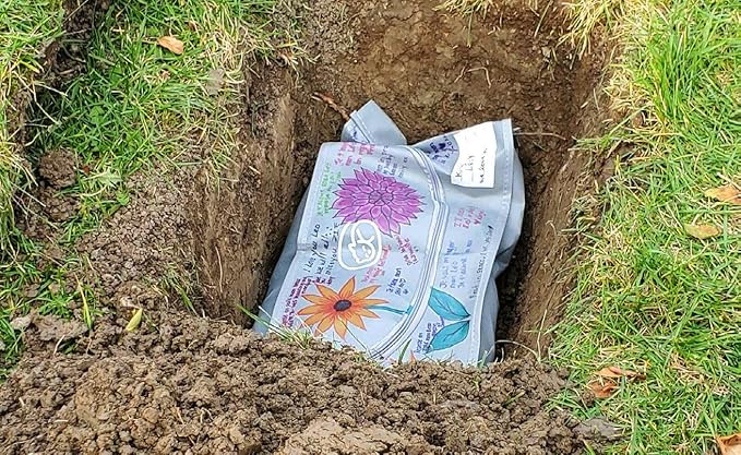 EUTHABAG Snuggle Bag Designed by a Veterinarian The Dignified Pet Cremation & Burial Bag with Kit for a Gentle Goodbye for Rodents, Ferrets and Birds 0–3 lb (X-Small)