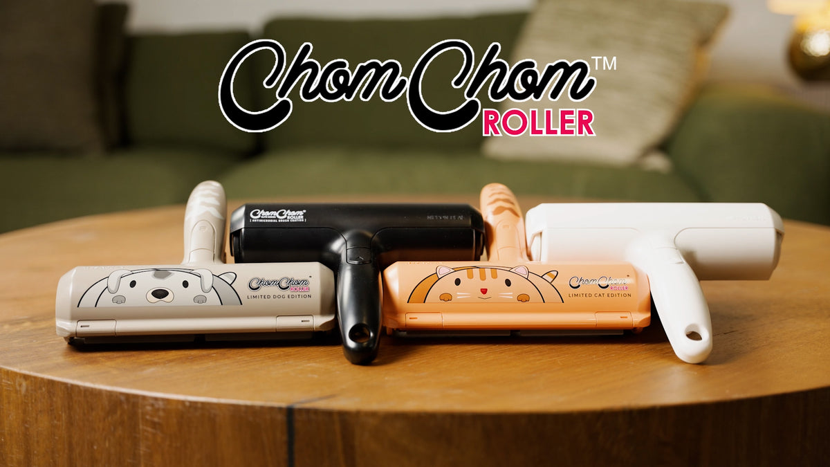 ChomChom Roller Pet Hair Remover – Original Size Reusable Lint Roller for Cat & Dog Hair on Furniture, Couch, Carpet, Car, Rugs & Bedding – Portable, Eco-Friendly (Black) - Image 8