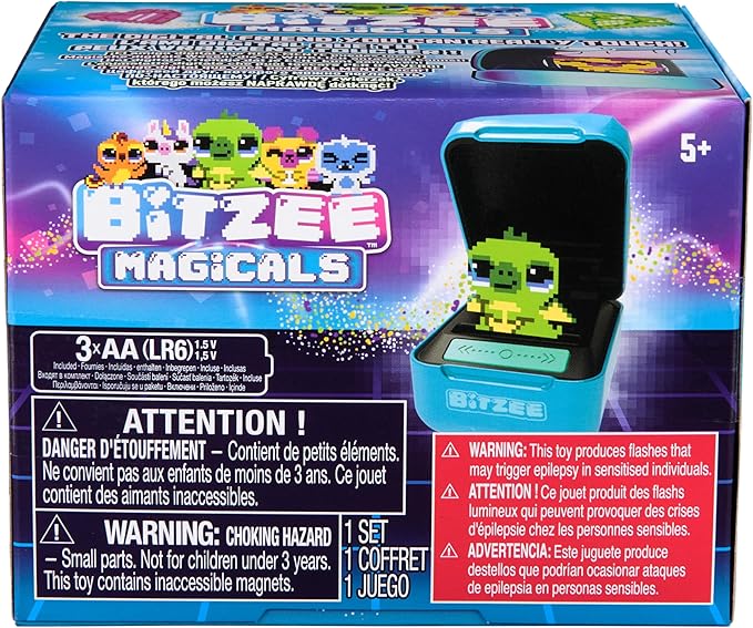 BITZEE, Magicals with 20 Interactive Characters Inside, Great for Easter Gifts, Digital Pet Reacts to Touch