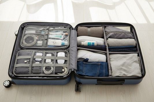 How to Organize Travel Electronics, Chargers and Cables
