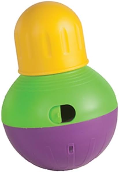 Dog Wobble Interactive Toy Extra Tough Durable Treat Dispensing Feeder Choose Size or Set (Large 9 Inches)