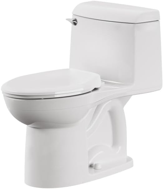 American Standard 2034314.020 Champion 4 One-Piece Toilet with Toilet Seat, Elongated Front, Chair Height, White, 1.6 gpf