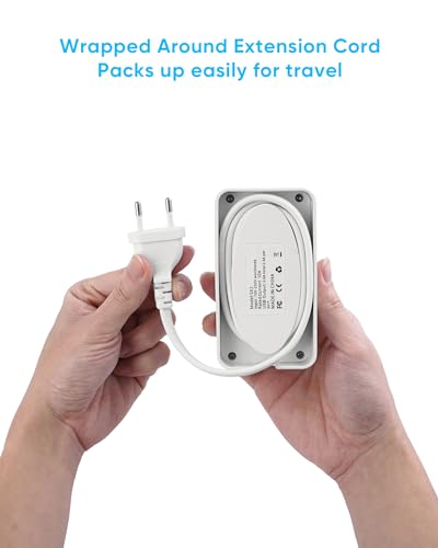 Kakyanill European Travel Plug Adapter, EU/UK/US Tra - Image 3