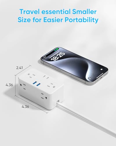 Kakyanill European Travel Plug Adapter, EU/UK/US Tra - Image 7