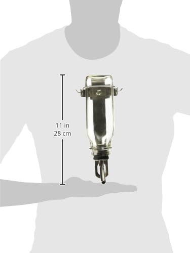 Lixit Heavy Duty Deluxe Glass Water Bottles for Birds, Dogs and Small Animals. (16oz Medium Tube)