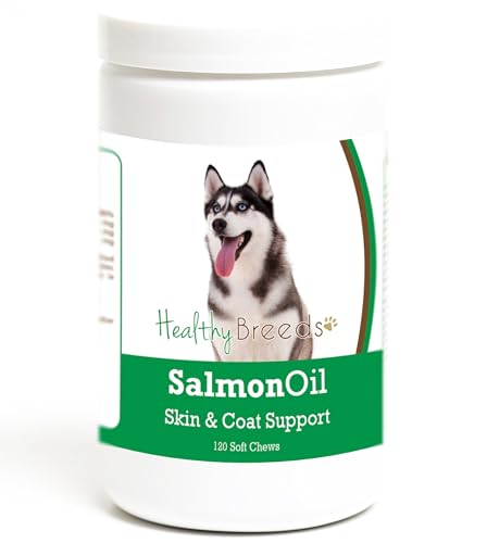 Healthy Breeds Siberian Husky Salmon Oil Soft Chews 120 Count