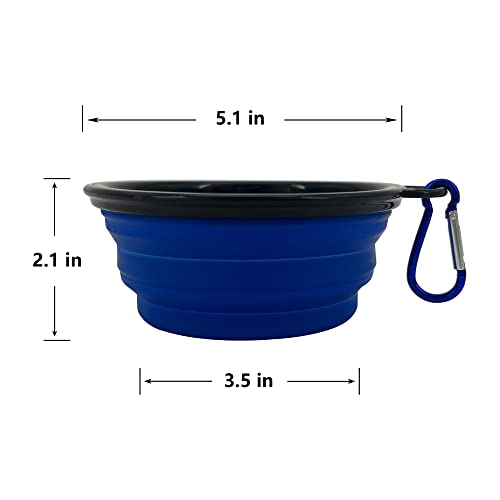 Collapsible Dog Bowl, 10 Pack, Portable, Safe, Reusa | Travel Essentia - Image 5