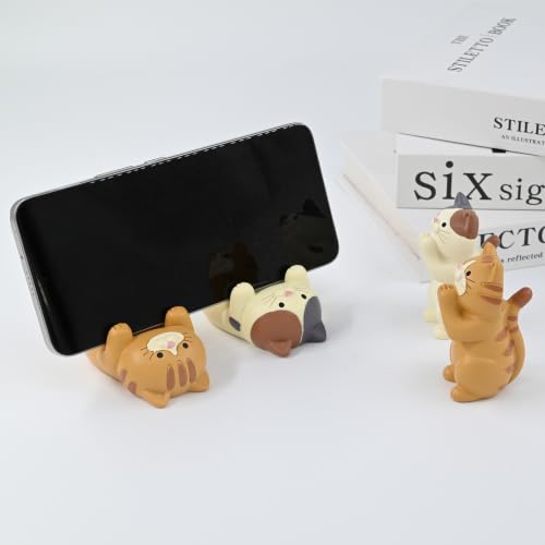 Mevodeata Cat-Shaped Phone Stand Animal Resin Gifts | Phone & Computer - Image 5