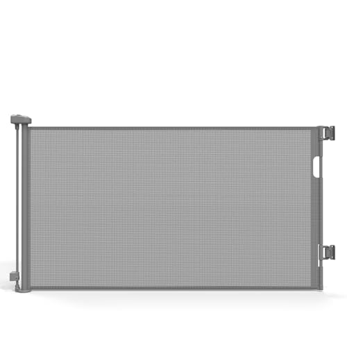 Retractable Dog Gate for Doorways, Indoor/Outdoor Safety - Image 2